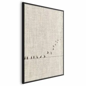Plakat Nauka latania 29,7x42 cm z ramą czarną bez marginesu