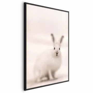 Plakat Strachliwe spojrzenie 21x30 cm z ramą czarną bez marginesu
