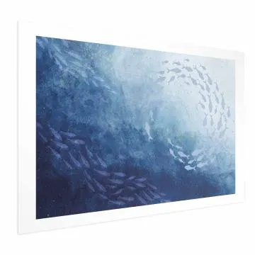 Plakat Morska toń 90x60 cm bez ramy z marginesem