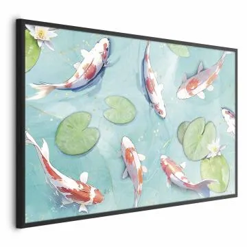 Plakat Staw w Japonii 30x21 cm z ramą czarną bez marginesu