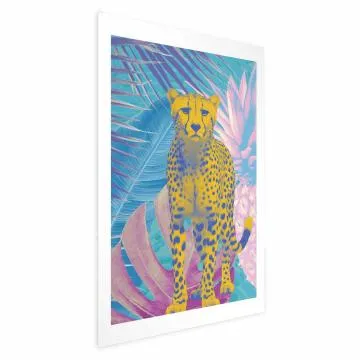 Plakat Egzotyczny Lampart 40x60 cm bez ramy bez marginesu