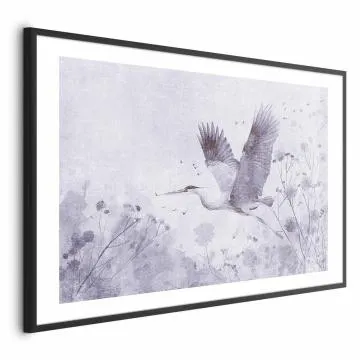 Plakat Majestatyczny lot 90x60 cm z ramą czarną z marginesem