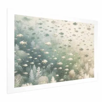 Plakat Morski świat 90x60 cm bez ramy z marginesem