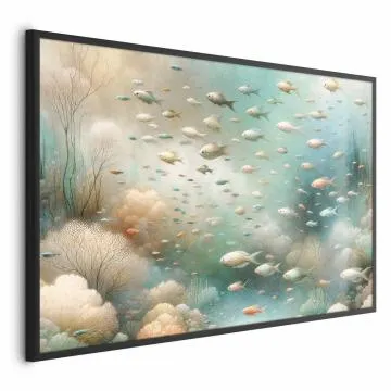 Plakat Oceaniczne piękno 42x29,7 cm z ramą czarną bez marginesu