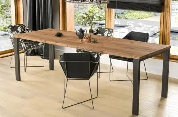 Stół rozkładany GARANT 130(220)x80 dąb złoty craft
