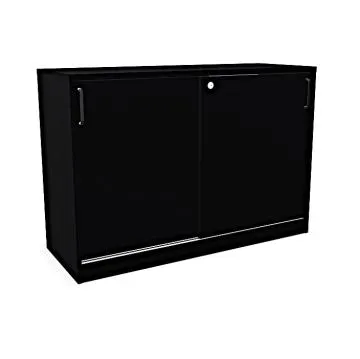 Szafka biurowa przesuwna EASY SPACE CABINET S 1.5-OH 120cm czarna zamykana