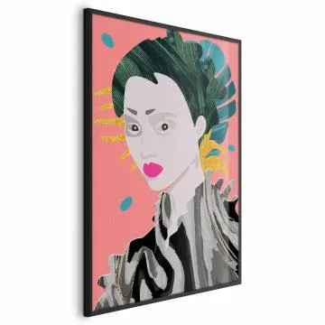 Plakat Azjatycki styl 29,7x42cm z ramą czarną bez marginesu