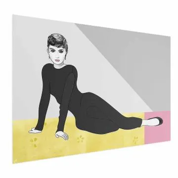 Plakat Piękna Audrey 42x29,7 cm bez ramy bez marginesu