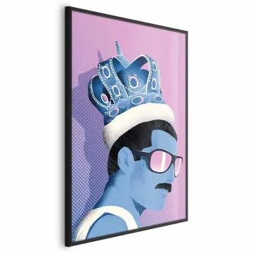 Plakat Freddie 29,7x42 cm z ramą czarną bez marginesu