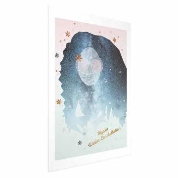 Plakat Winter Constellation 40x60 cm bez ramy z marginesem