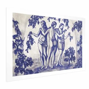 Plakat Antyczna winnica 90x60cm bez ramy z marginesem