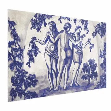 Plakat Antyczna winnica 90x60cm bez ramy bez marginesu