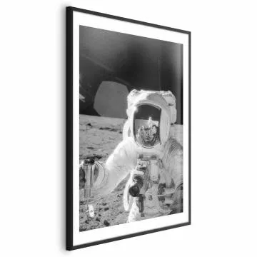 Plakat Zawód kosmonauta 29,7x42 cm z ramą czarną z marginesem