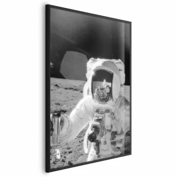 Plakat Zawód kosmonauta 40x60 cm z ramą czarną bez marginesu