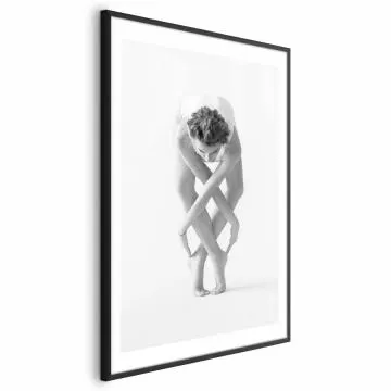 Plakat Balet 40x60 cm z ramą czarną z marginesem