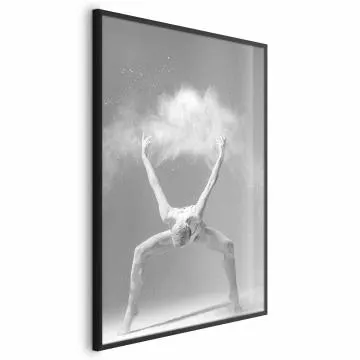Plakat Niesamowita poza 60x90 cm z ramą czarną bez marginesu