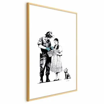 Plakat Dorotka 29,7x42 cm z ramą złotą z marginesem