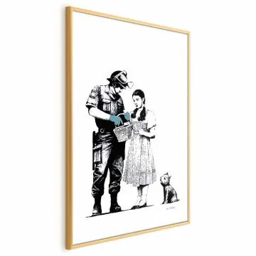 Plakat Dorotka 40x60 cm z ramą złotą bez marginesu