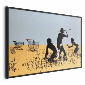 Plakat Łowcy promocji 60x40 cm z ramą czarną bez marginesu