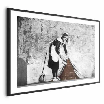 Plakat Pokojówka 60x40 cm z ramą czarną z marginesem