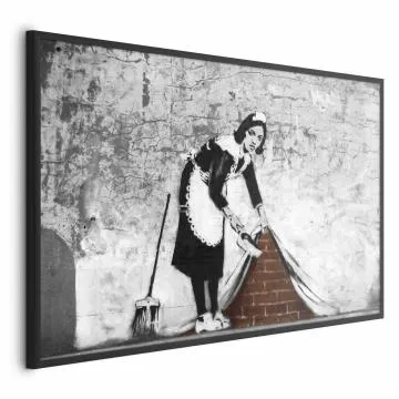 Plakat Pokojówka 60x40 cm z ramą czarną bez marginesu