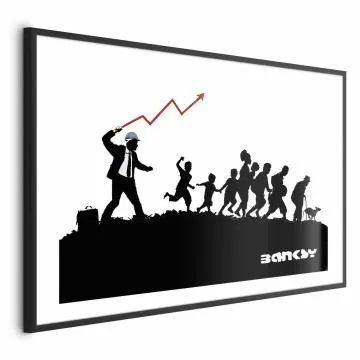 Plakat Wyścig 60x40 cm z ramą czarną z marginesem