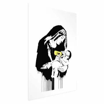 Plakat Karmiąca matka 40x60 cm bez ramy z marginesem