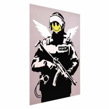 Plakat Policjant 21x30 cm bez ramy bez marginesu