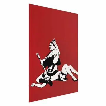 Plakat Banksy: Queen Victoria 40x60 cm bez ramy bez marginesu
