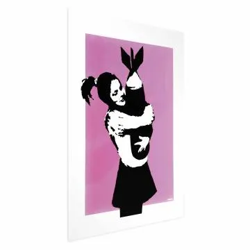 Plakat Bombowy uścisk 60x90 cm bez ramy z marginesem