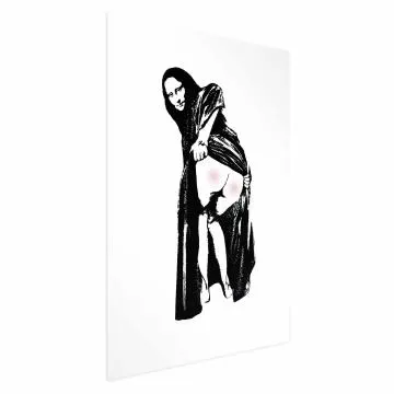 Plakat Bolesne siedzenie 60x90 cm bez ramy z marginesem