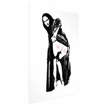 Plakat Bolesne siedzenie 21x30 cm bez ramy bez marginesu