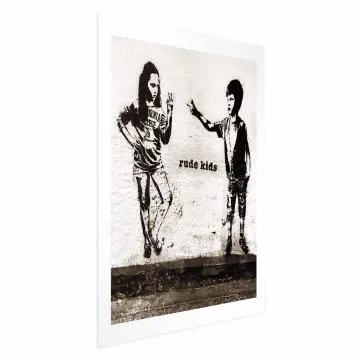 Plakat Niegrzeczne dzieci 60x90 cm bez ramy z marginesem