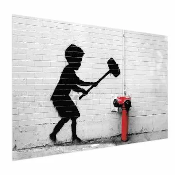 Plakat Zniszczyć hydrant 90x60 cm bez ramy bez marginesu