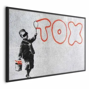 Plakat Toksyczny 60x40 cm z ramą czarną bez marginesu