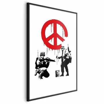 Plakat Soldiers 21x30 cm z ramą czarną bez marginesu