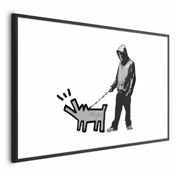 Plakat Dog Art 42x29,7 cm z ramą czarną z marginesem