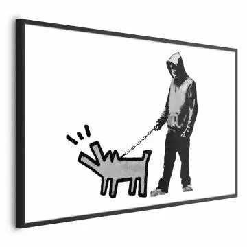 Plakat Dog Art 90x60 cm z ramą czarną bez marginesu