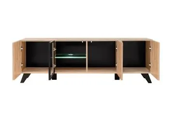 Stolik RTV LIAM LED 160 hickory jackson