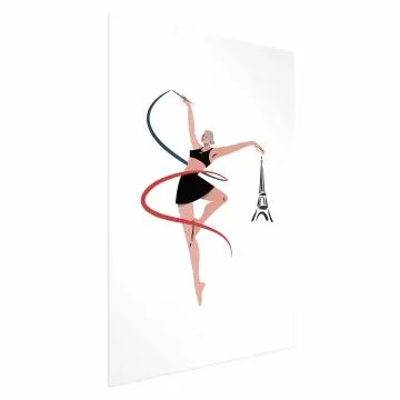 Plakat Gimnastyka artystyczna 40x60 cm bez ramy bez marginesu