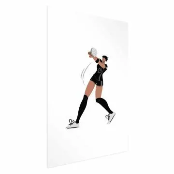 Plakat Siatkarka 60x90 cm bez ramy bez marginesu