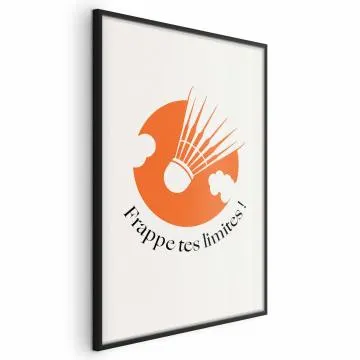 Plakat Lotka na tle pomarańczu 21x30 cm z ramą czarną bez marginesu
