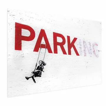 Plakat Parking 42x29,7 cm bez ramy bez marginesu