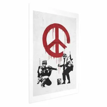 Plakat Wojna i pokój 29,7x42 cm bez ramy z marginesem