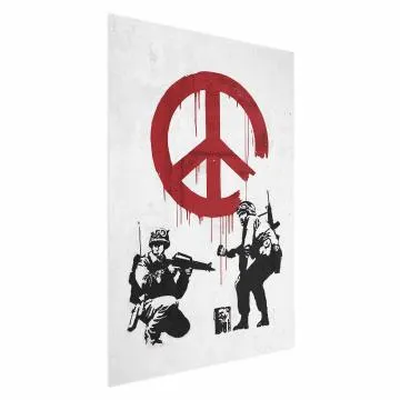 Plakat Wojna i pokój 29,7x42 cm bez ramy bez marginesu