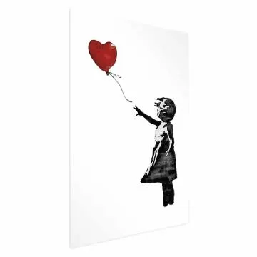 Plakat Banksy: Dziewczynka 60x90 cm bez ramy bez marginesu
