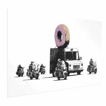 Plakat Pączkowa policja 60x40 cm bez ramy bez marginesu