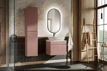 Szafka pod umywalkę ICONIC ROSE 82 60cm różowa