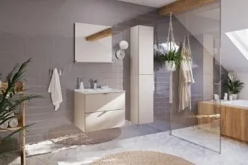 Szafka pod umywalkę DALIA CASHMERE 2S 60cm kaszmirowy mat