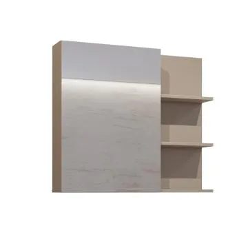 Szafka łazienkowa GAJA 1D 78cm congo z lustrem